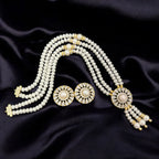 Pearl and Gemstone Sunburst Jewelry Set