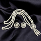 Pearl and Gemstone Sunburst Jewelry Set