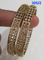AD Bangles Set - 2 Pieces - 325/2 (Multiple Colors)