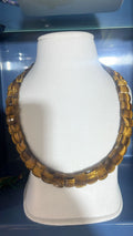 Golden Citrine Chunky Gemstone Necklace