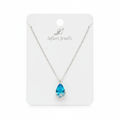Studio product shot – Azure Teardrop Pendant Necklace