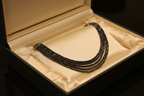 Hematite necklace in luxury gift box