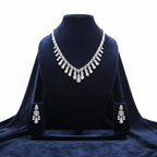 Luxury AD Diamond Necklace Set - Studio Promotional Shot