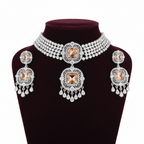 Champagne Topaz Choker Set - Studio Editorial