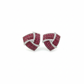 Ruby Swirl AD Earrings – white background studio promotional image