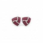 Ruby Swirl AD Earrings – white background studio promotional image