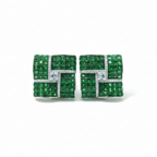 Emerald Royale AD Earrings – white background studio promotional image