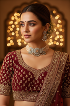 Champagne Topaz Choker Set - Bridal Lifestyle