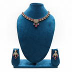 Ruby Polki Necklace Set - Studio Editorial